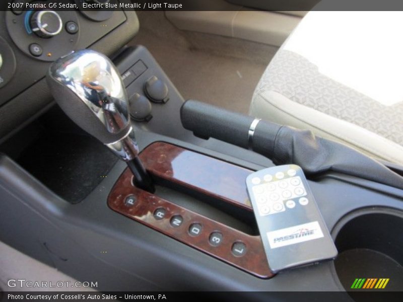 Electric Blue Metallic / Light Taupe 2007 Pontiac G6 Sedan