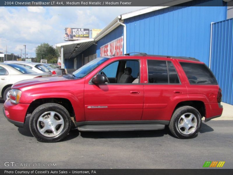 Medium Red Metallic / Medium Pewter 2004 Chevrolet TrailBlazer LT 4x4