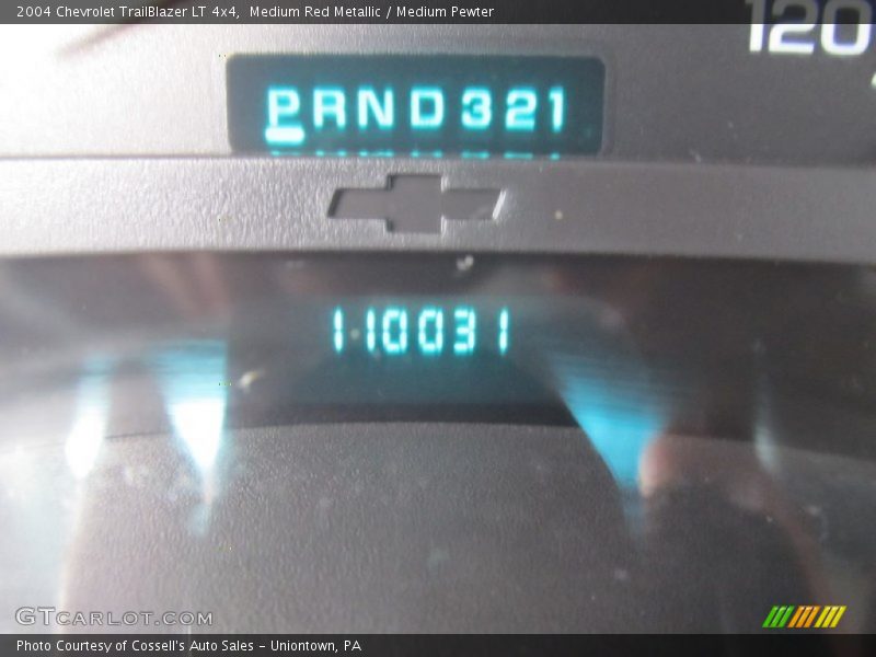 Medium Red Metallic / Medium Pewter 2004 Chevrolet TrailBlazer LT 4x4