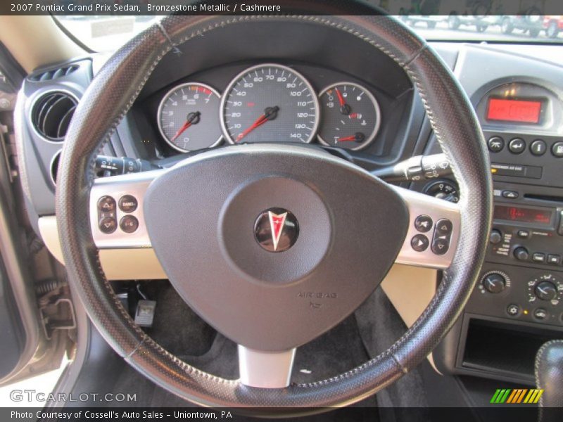 Bronzestone Metallic / Cashmere 2007 Pontiac Grand Prix Sedan