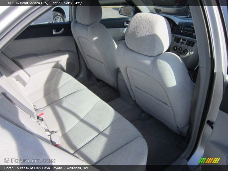 Bright Silver / Gray 2007 Hyundai Sonata GLS