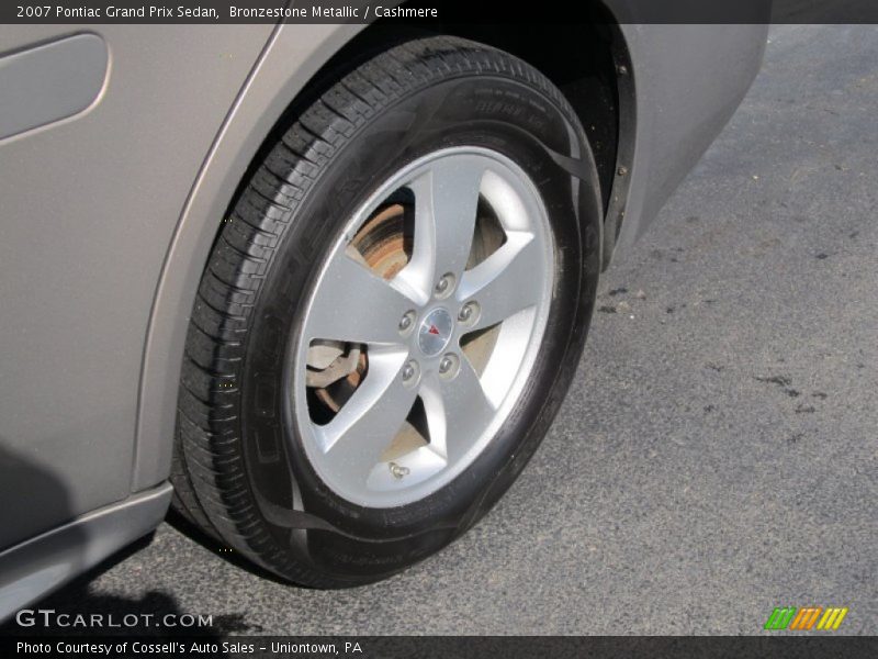 Bronzestone Metallic / Cashmere 2007 Pontiac Grand Prix Sedan