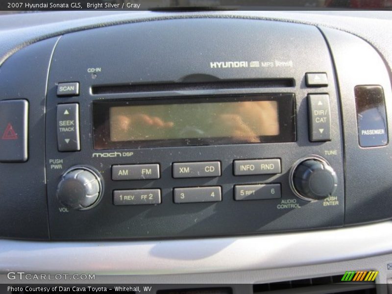 Bright Silver / Gray 2007 Hyundai Sonata GLS