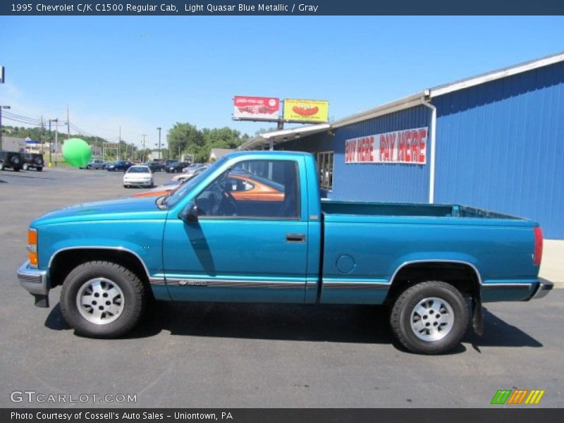  1995 C/K C1500 Regular Cab Light Quasar Blue Metallic