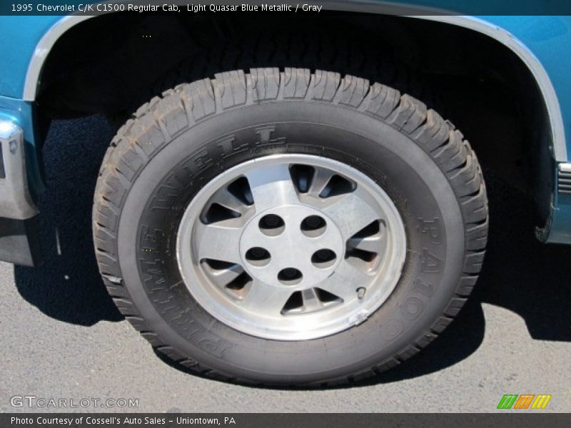 Light Quasar Blue Metallic / Gray 1995 Chevrolet C/K C1500 Regular Cab