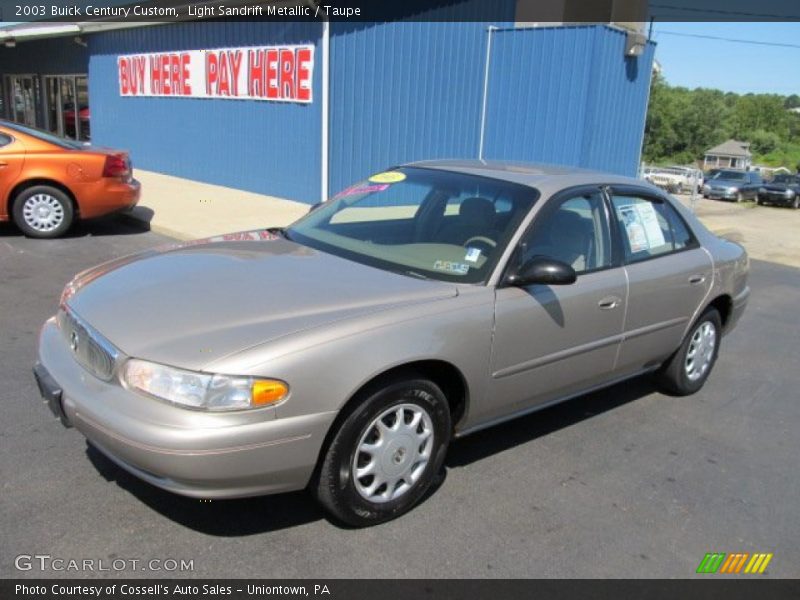 Light Sandrift Metallic / Taupe 2003 Buick Century Custom