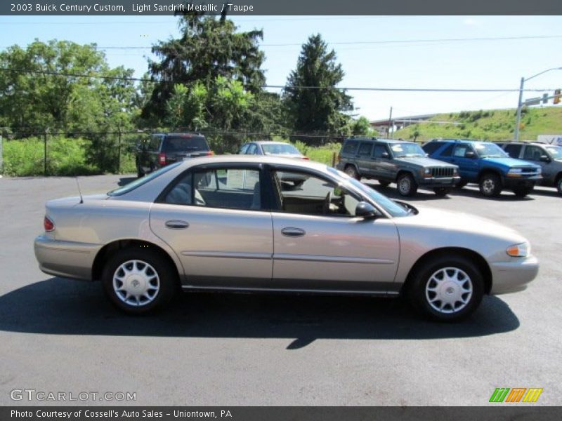 Light Sandrift Metallic / Taupe 2003 Buick Century Custom