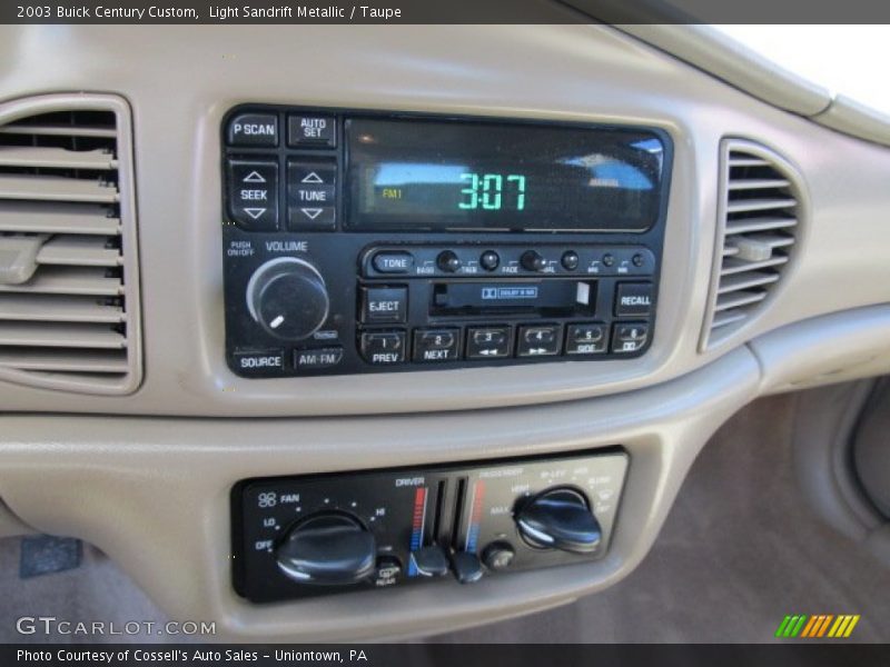 Light Sandrift Metallic / Taupe 2003 Buick Century Custom
