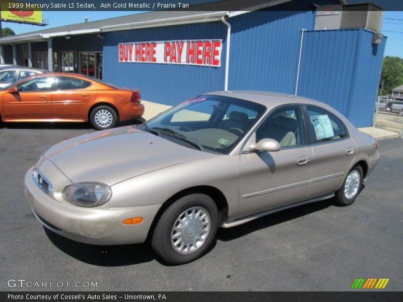 Ash Gold Metallic / Prairie Tan 1999 Mercury Sable LS Sedan
