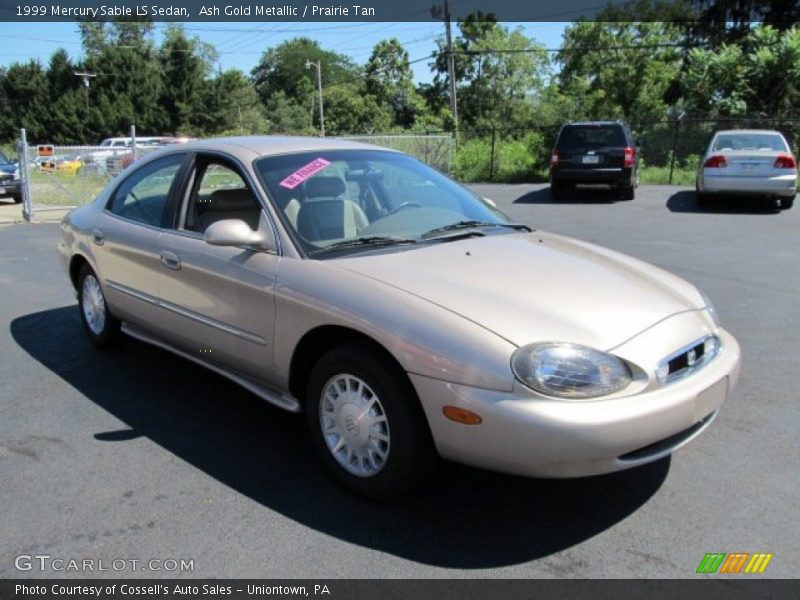 Ash Gold Metallic / Prairie Tan 1999 Mercury Sable LS Sedan