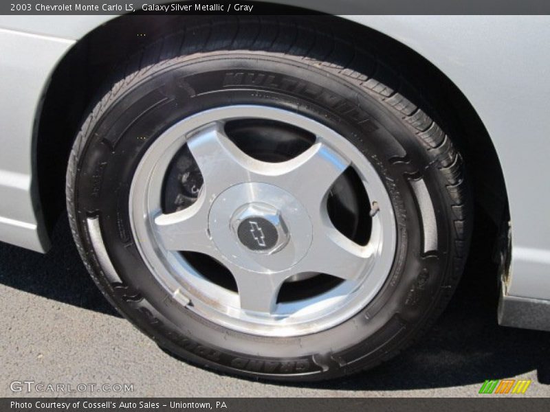 Galaxy Silver Metallic / Gray 2003 Chevrolet Monte Carlo LS