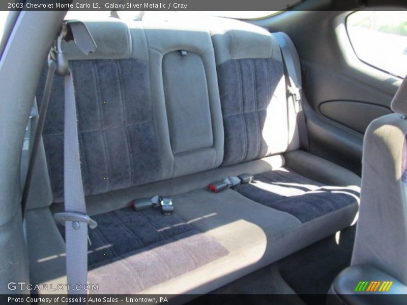 Galaxy Silver Metallic / Gray 2003 Chevrolet Monte Carlo LS