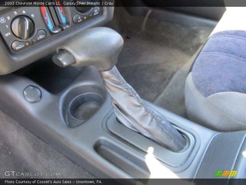 Galaxy Silver Metallic / Gray 2003 Chevrolet Monte Carlo LS