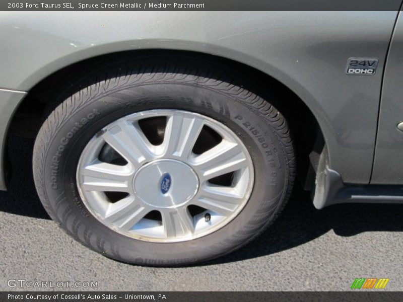 Spruce Green Metallic / Medium Parchment 2003 Ford Taurus SEL