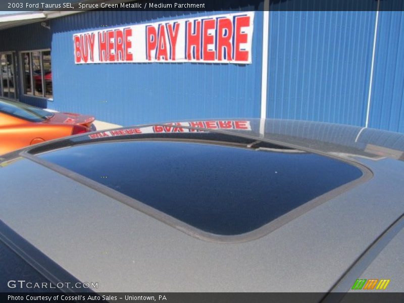 Spruce Green Metallic / Medium Parchment 2003 Ford Taurus SEL