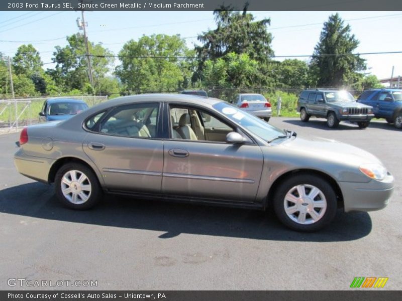 Spruce Green Metallic / Medium Parchment 2003 Ford Taurus SEL