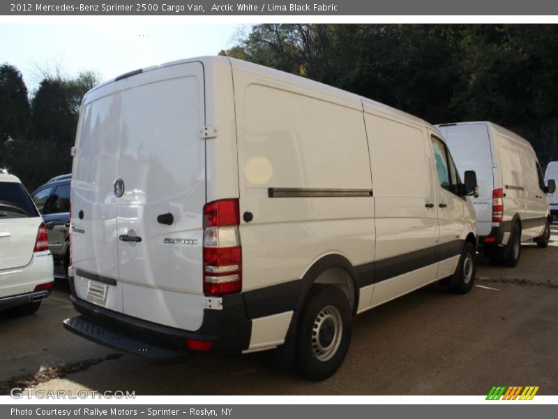 Arctic White / Lima Black Fabric 2012 Mercedes-Benz Sprinter 2500 Cargo Van