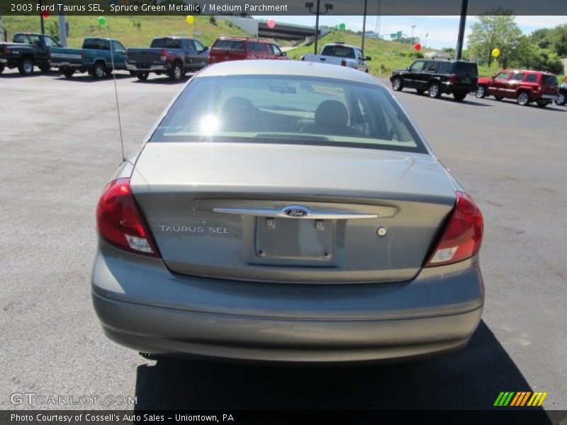 Spruce Green Metallic / Medium Parchment 2003 Ford Taurus SEL