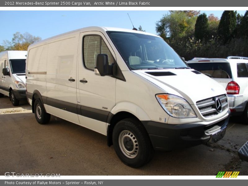 Arctic White / Lima Black Fabric 2012 Mercedes-Benz Sprinter 2500 Cargo Van