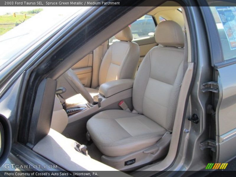 Spruce Green Metallic / Medium Parchment 2003 Ford Taurus SEL