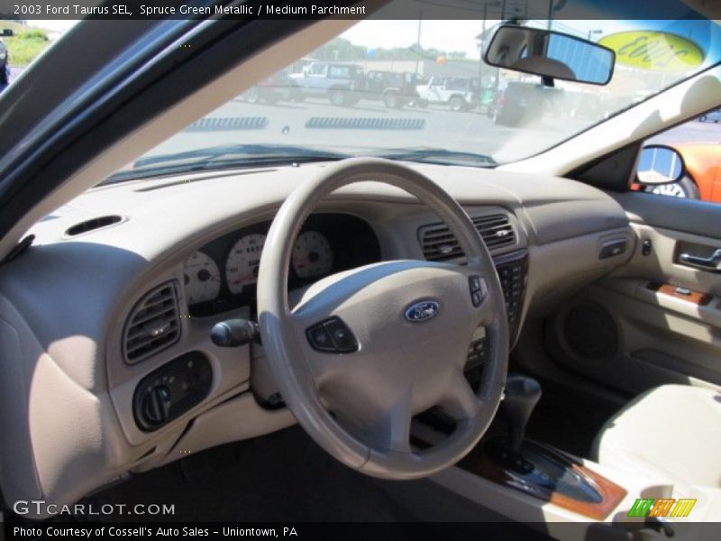Spruce Green Metallic / Medium Parchment 2003 Ford Taurus SEL