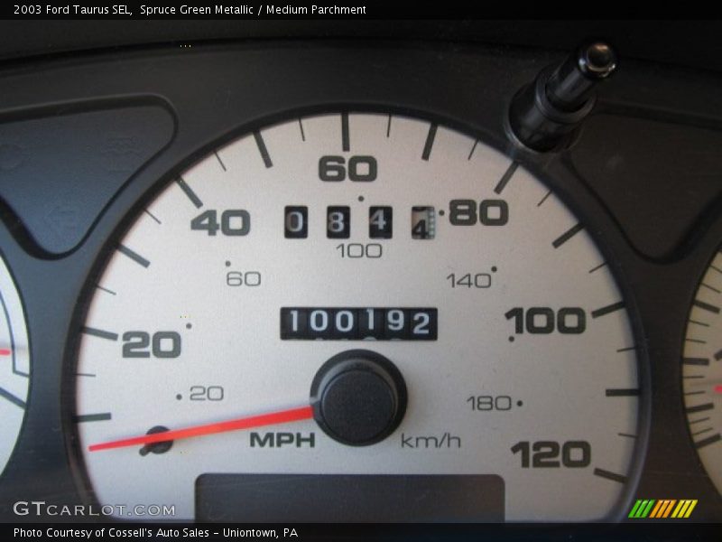 Spruce Green Metallic / Medium Parchment 2003 Ford Taurus SEL