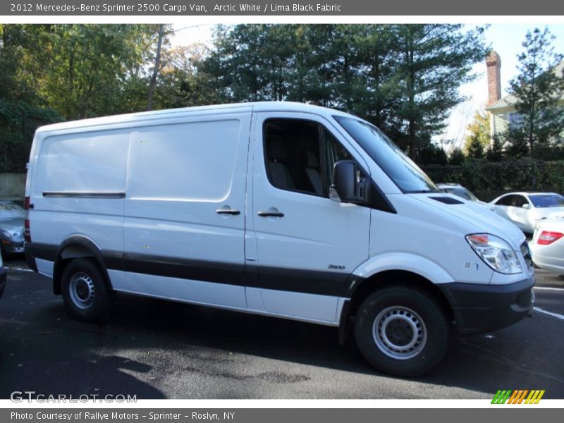 Arctic White / Lima Black Fabric 2012 Mercedes-Benz Sprinter 2500 Cargo Van