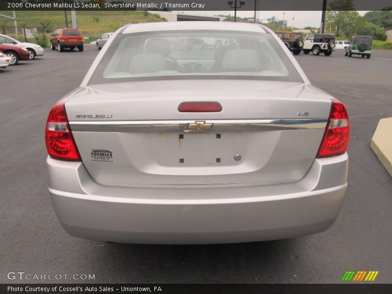 Silverstone Metallic / Titanium Gray 2006 Chevrolet Malibu LS Sedan