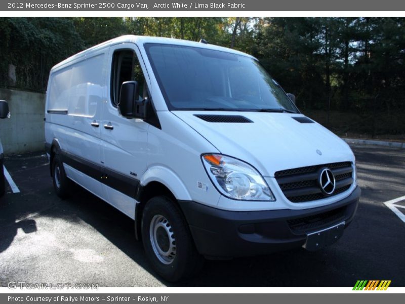 Arctic White / Lima Black Fabric 2012 Mercedes-Benz Sprinter 2500 Cargo Van