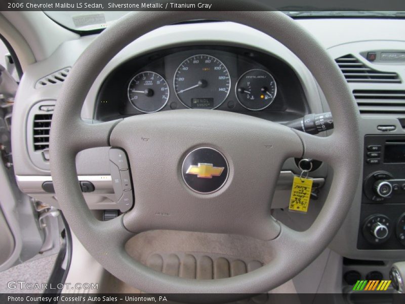 Silverstone Metallic / Titanium Gray 2006 Chevrolet Malibu LS Sedan