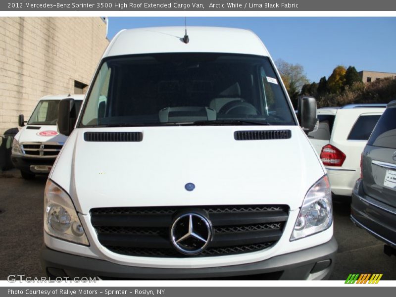 Arctic White / Lima Black Fabric 2012 Mercedes-Benz Sprinter 3500 High Roof Extended Cargo Van