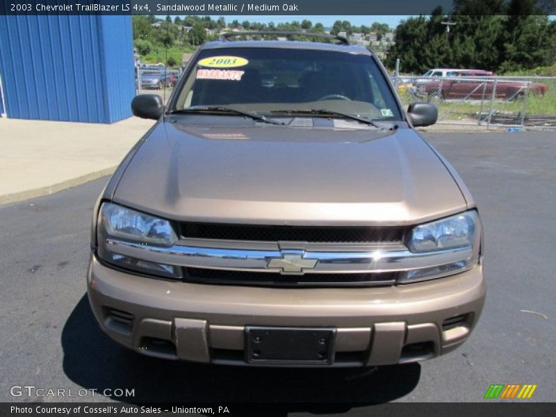 Sandalwood Metallic / Medium Oak 2003 Chevrolet TrailBlazer LS 4x4