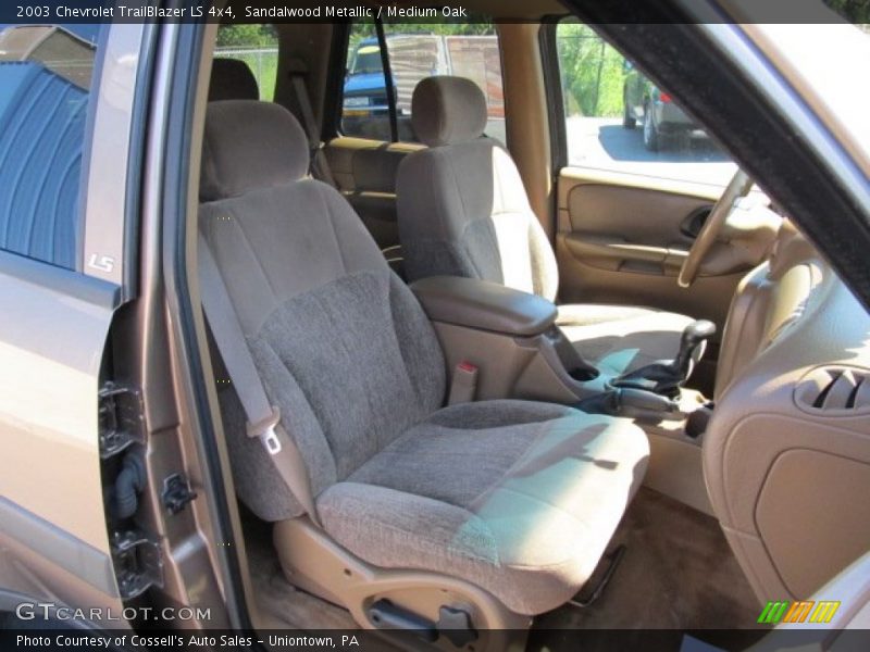 Sandalwood Metallic / Medium Oak 2003 Chevrolet TrailBlazer LS 4x4