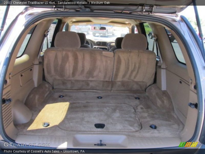 Sandalwood Metallic / Medium Oak 2003 Chevrolet TrailBlazer LS 4x4