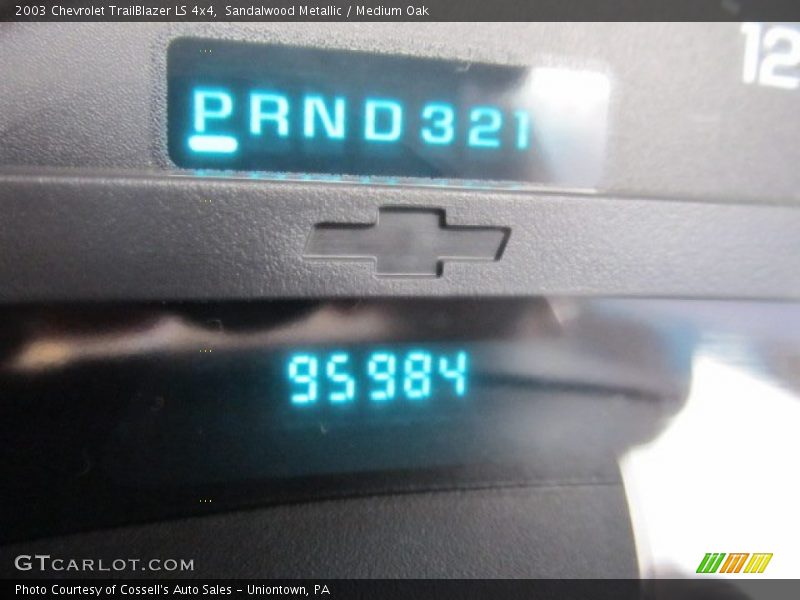 Sandalwood Metallic / Medium Oak 2003 Chevrolet TrailBlazer LS 4x4