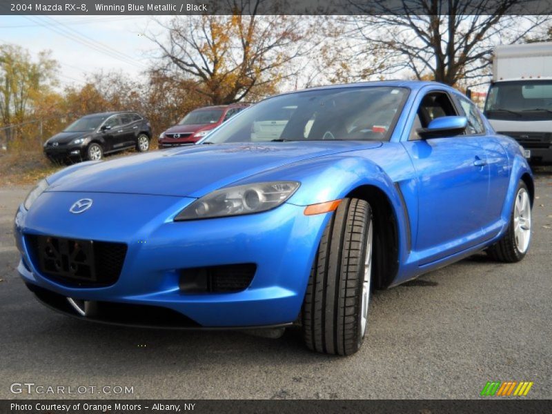 Winning Blue Metallic / Black 2004 Mazda RX-8