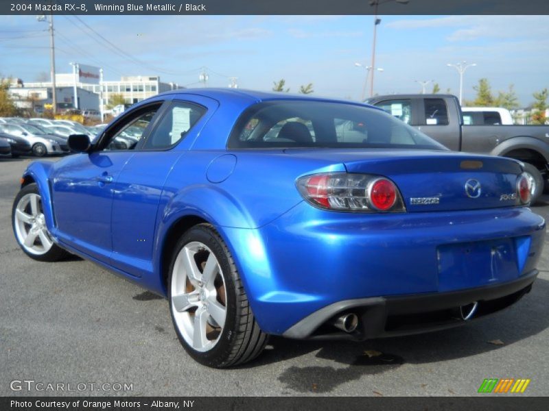 Winning Blue Metallic / Black 2004 Mazda RX-8