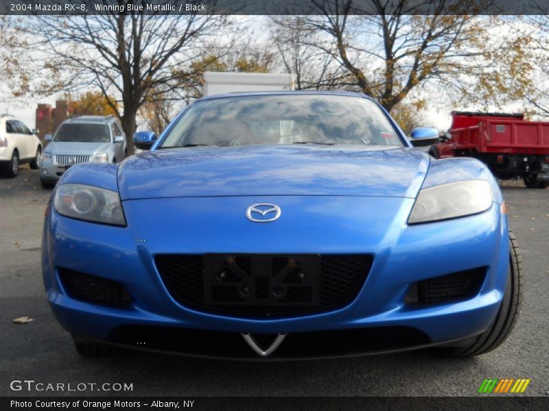 Winning Blue Metallic / Black 2004 Mazda RX-8