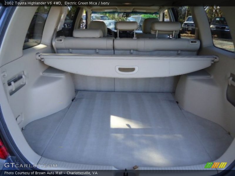 Electric Green Mica / Ivory 2002 Toyota Highlander V6 4WD