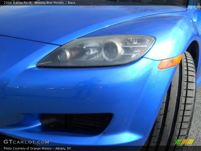 Winning Blue Metallic / Black 2004 Mazda RX-8