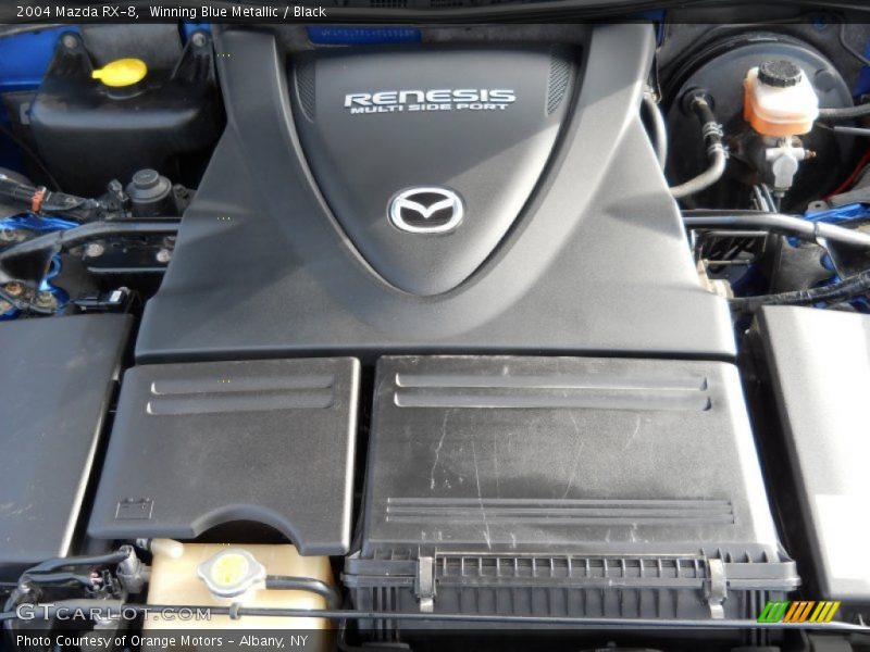 Winning Blue Metallic / Black 2004 Mazda RX-8