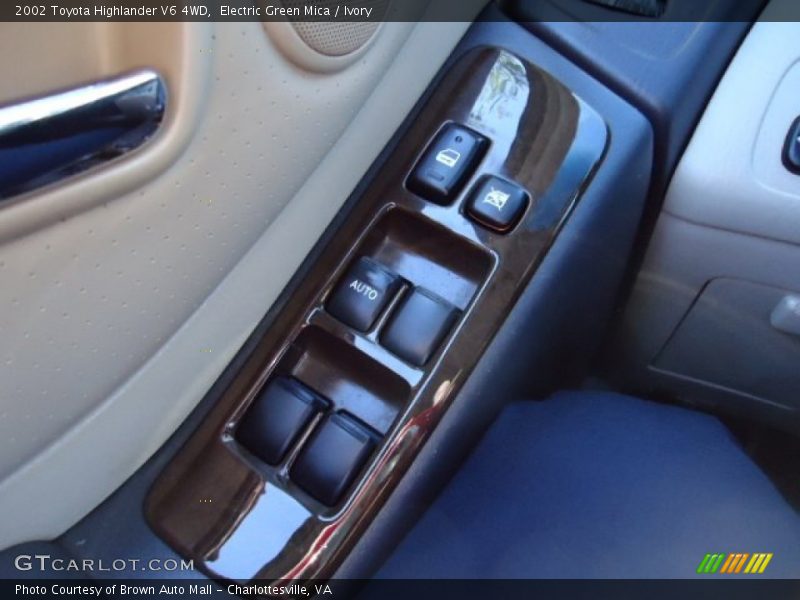 Electric Green Mica / Ivory 2002 Toyota Highlander V6 4WD