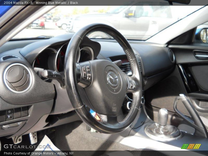 Winning Blue Metallic / Black 2004 Mazda RX-8