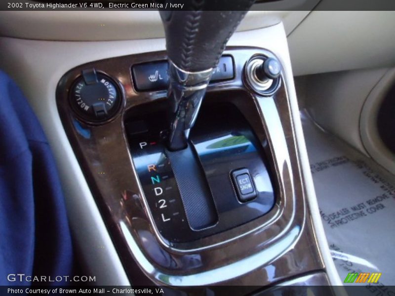 Electric Green Mica / Ivory 2002 Toyota Highlander V6 4WD