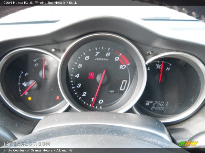 Winning Blue Metallic / Black 2004 Mazda RX-8