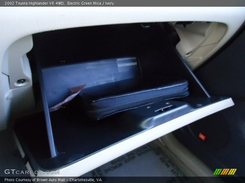 Electric Green Mica / Ivory 2002 Toyota Highlander V6 4WD