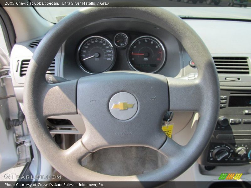 Ultra Silver Metallic / Gray 2005 Chevrolet Cobalt Sedan