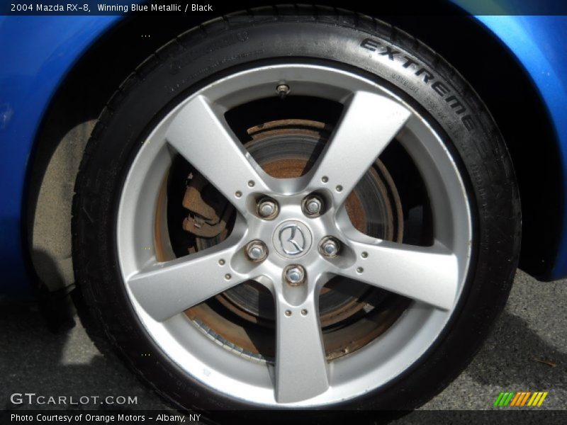 Winning Blue Metallic / Black 2004 Mazda RX-8