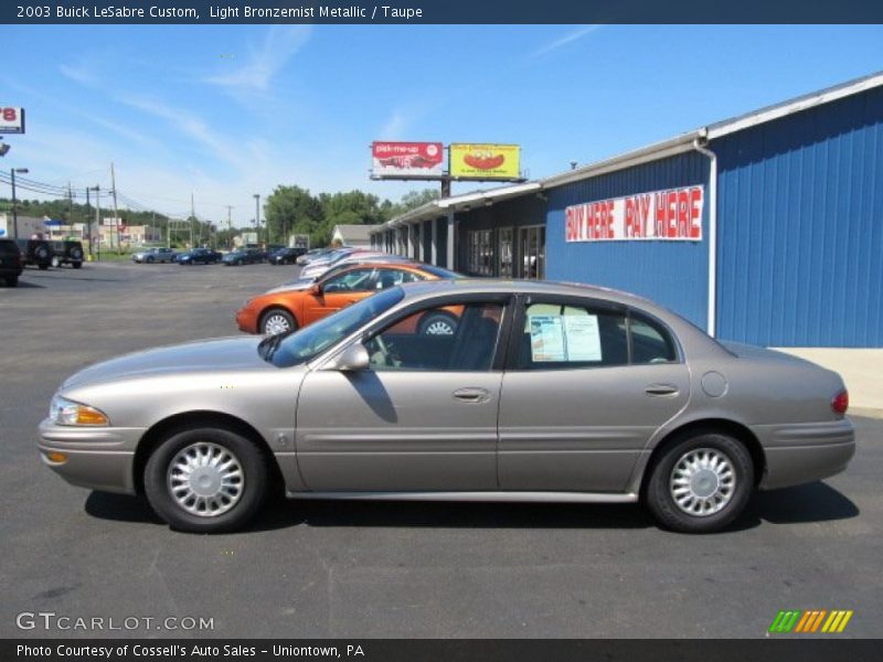 Light Bronzemist Metallic / Taupe 2003 Buick LeSabre Custom