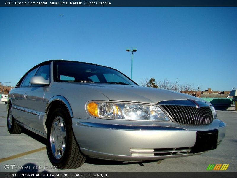 Silver Frost Metallic / Light Graphite 2001 Lincoln Continental